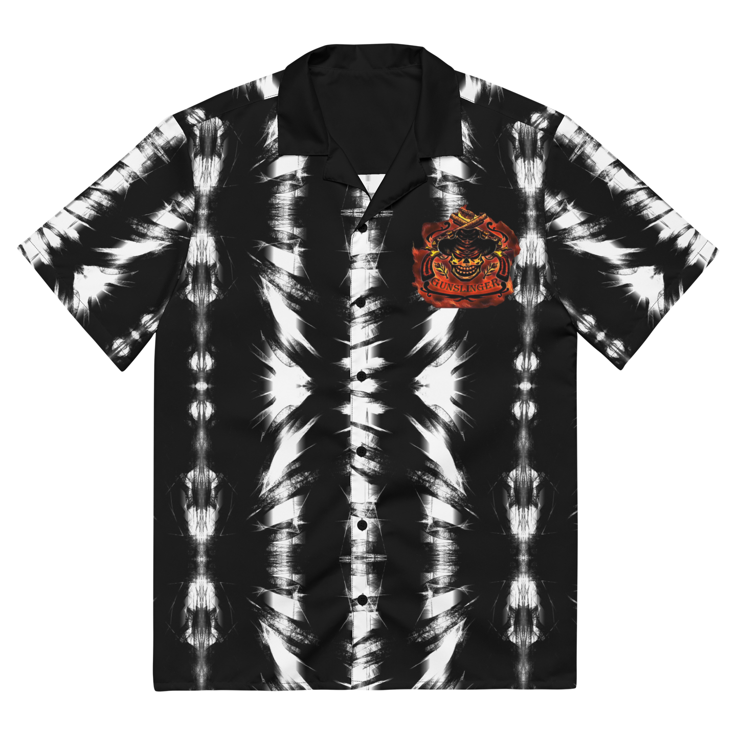 Gunslinger AOP Button Up Tee